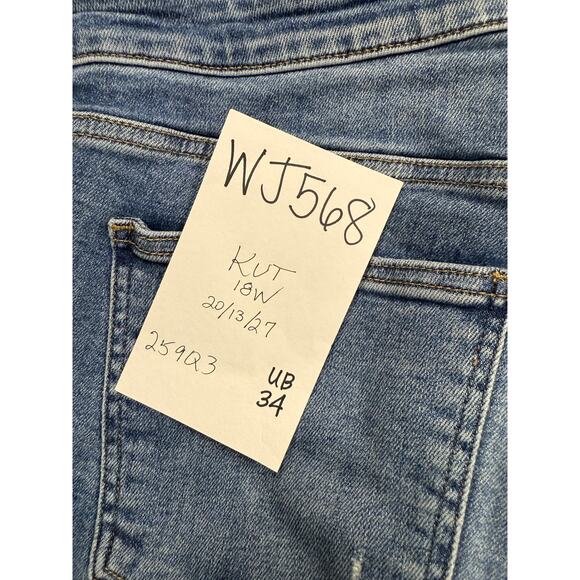 Kut from the Kloth Jeans Women's 18W Rachael Fab Ab Mom Jean - Picture 3 of 5